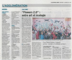 Article Flowers 2.0, Dauphiné Libéré
