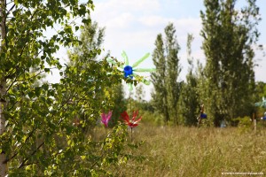 Flowers of Change de Pierre Estève, exposée à Sevran lors des Rendez-vous aux Jardins